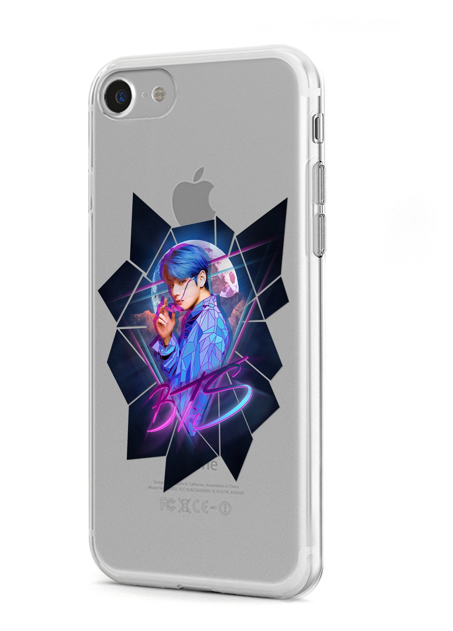 Чохол силіконовий Apple Iphone 7 БТС (BTS) (17361-1067) MobiPrint (219356634)