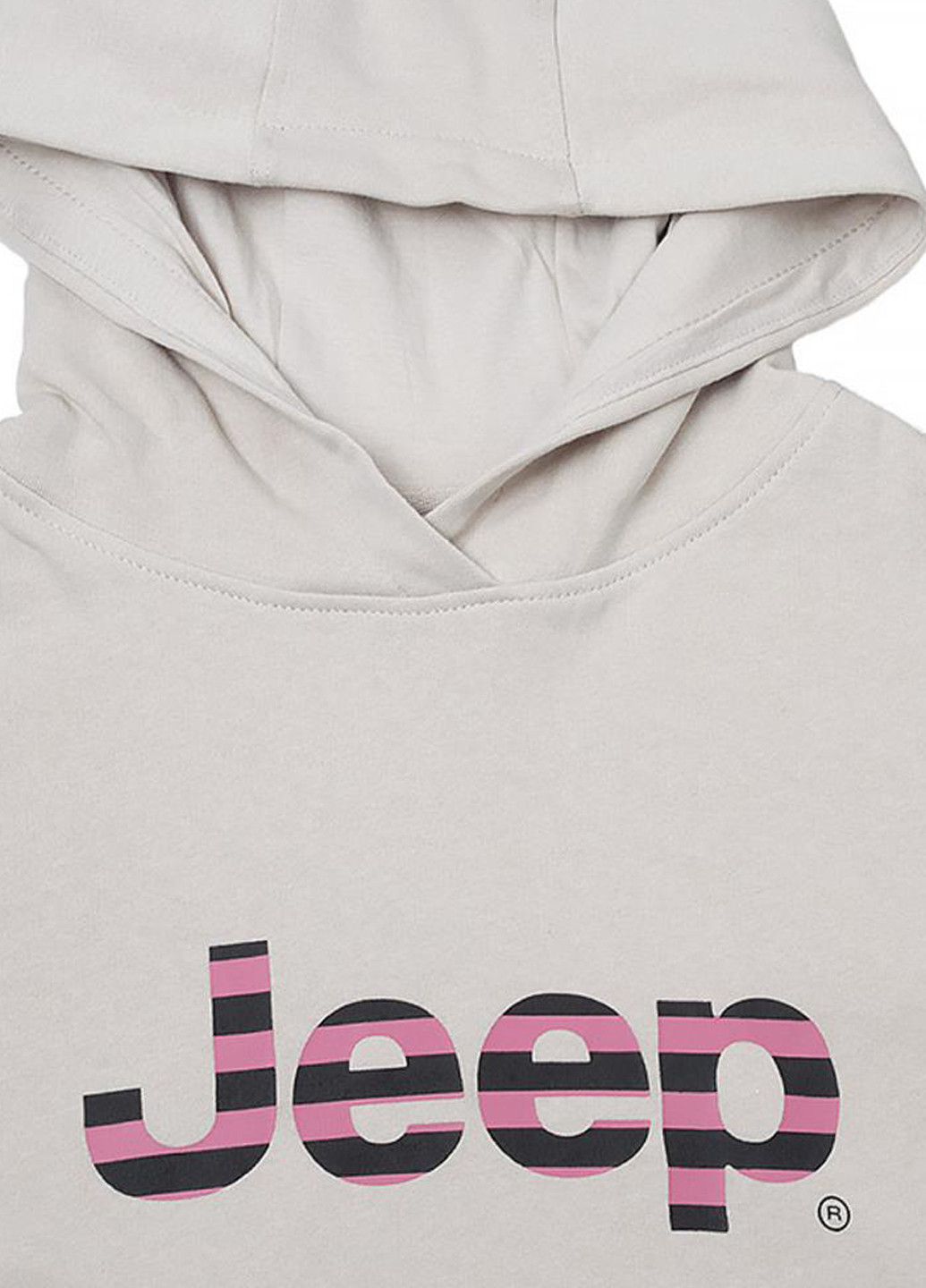 Худи O102609-J863 Jeep HOODED CROPPED SWEATSHIRT Striped Print (319352810)