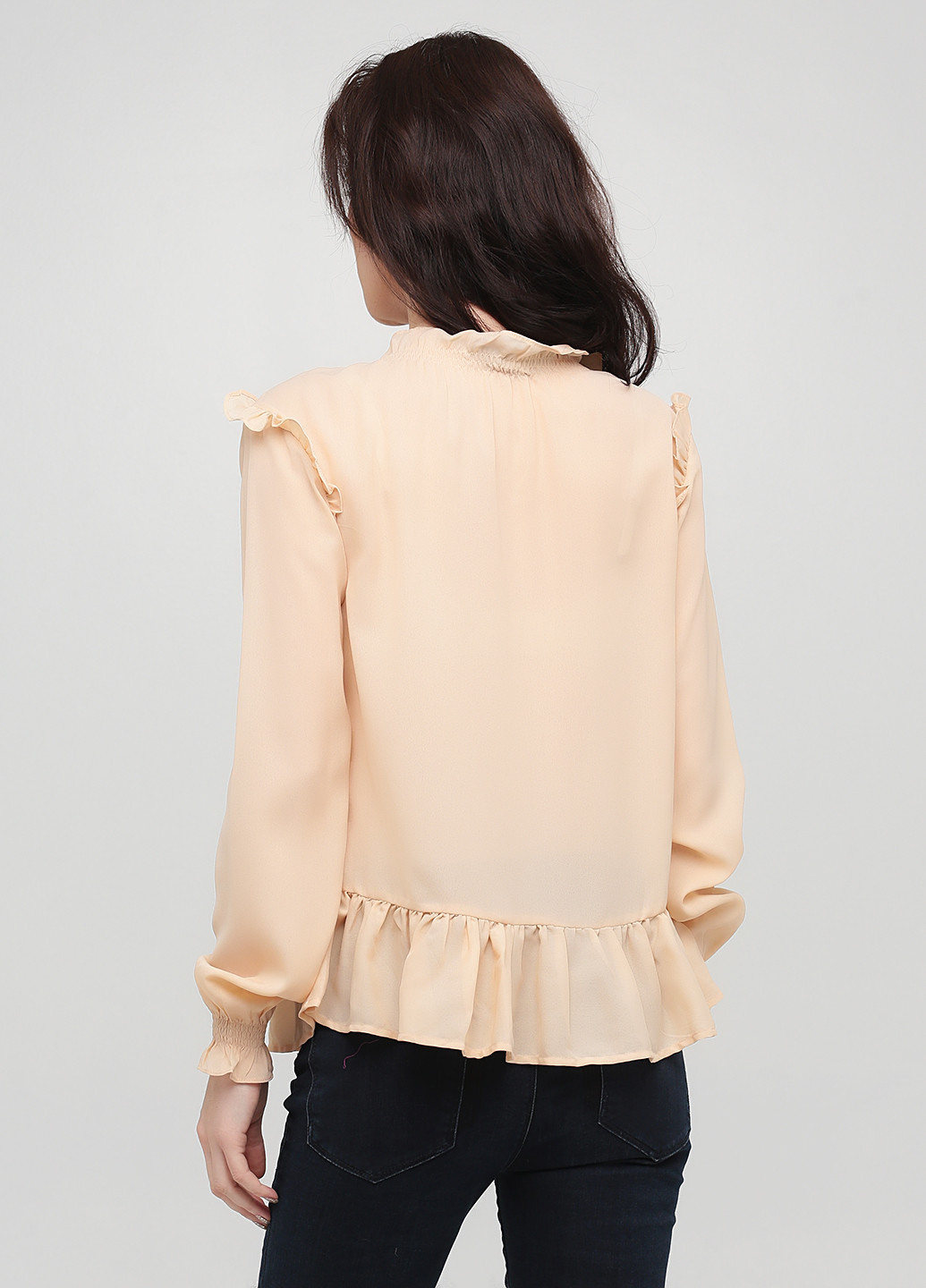 Бежевая блуза Asos