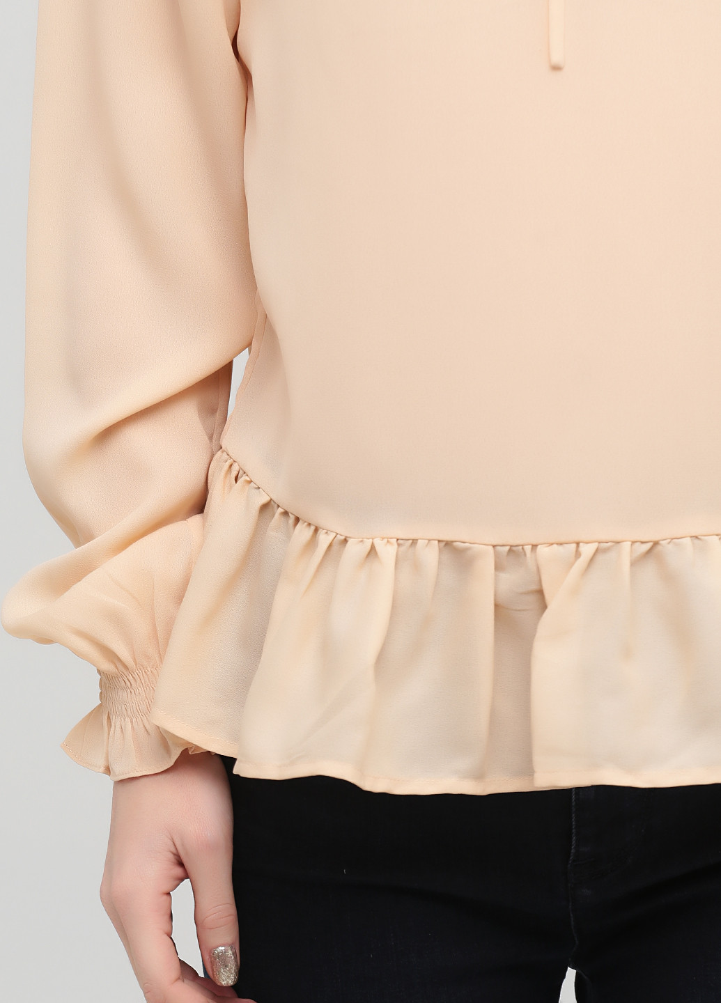 Бежевая блуза Asos