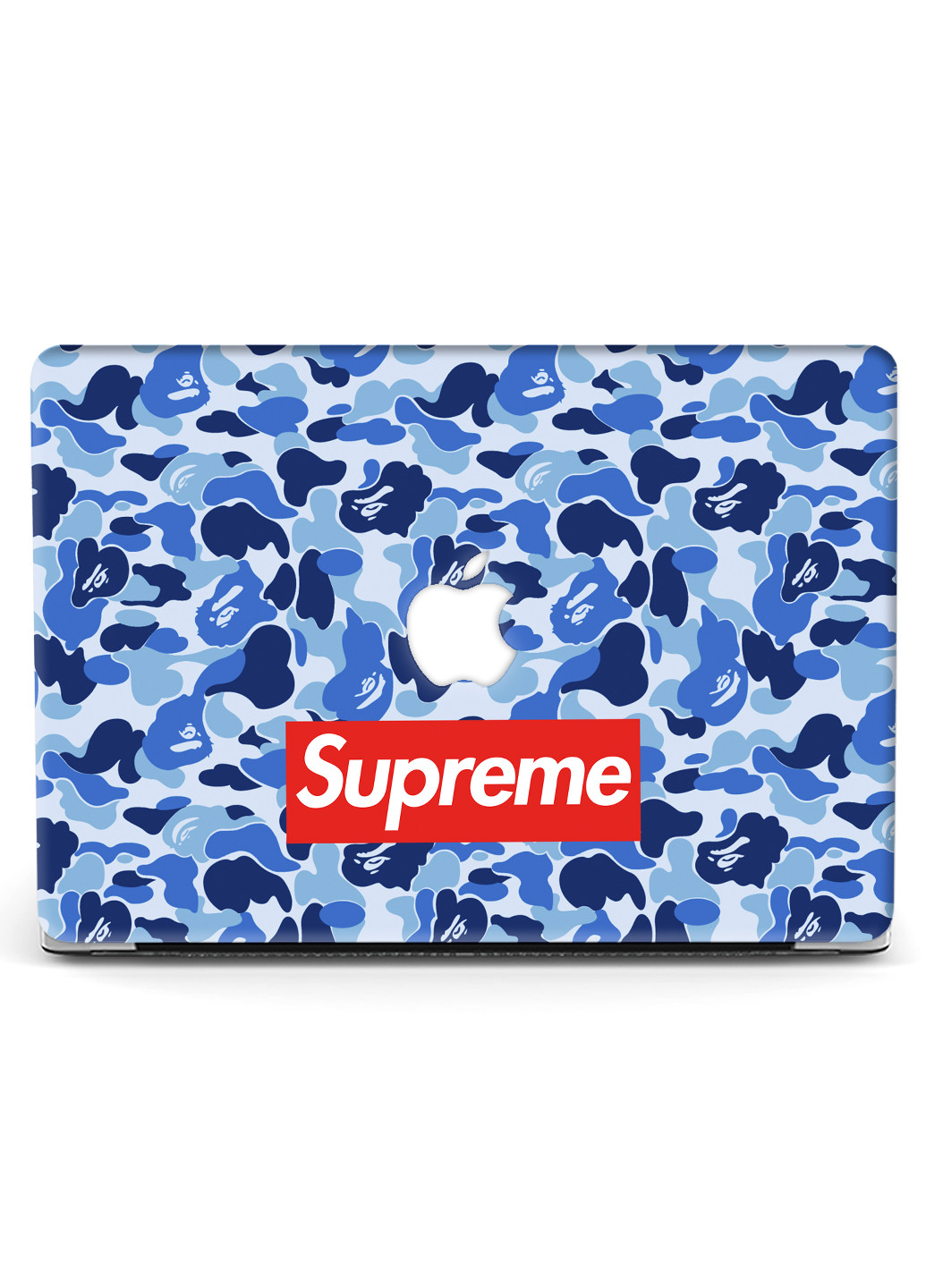 Чохол пластиковий для Apple MacBook Pro 13 A1706 / A1708 / A1989 / A2159 / A1988 Синій Бейп (Blue Bape) (9648-1897) MobiPrint (218505517)
