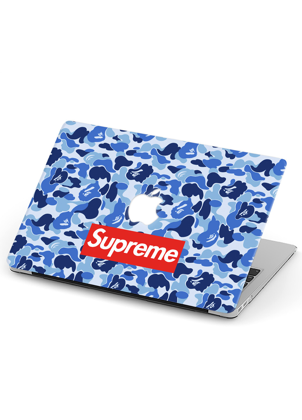Чохол пластиковий для Apple MacBook Pro 13 A1706 / A1708 / A1989 / A2159 / A1988 Синій Бейп (Blue Bape) (9648-1897) MobiPrint (218505517)