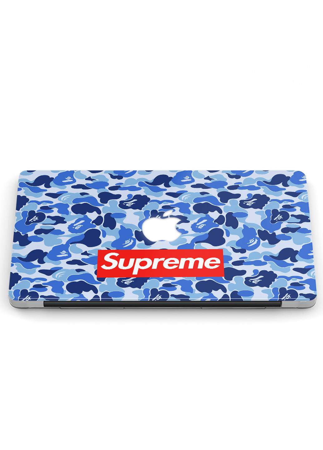 Чохол пластиковий для Apple MacBook Pro 13 A1706 / A1708 / A1989 / A2159 / A1988 Синій Бейп (Blue Bape) (9648-1897) MobiPrint (218505517)