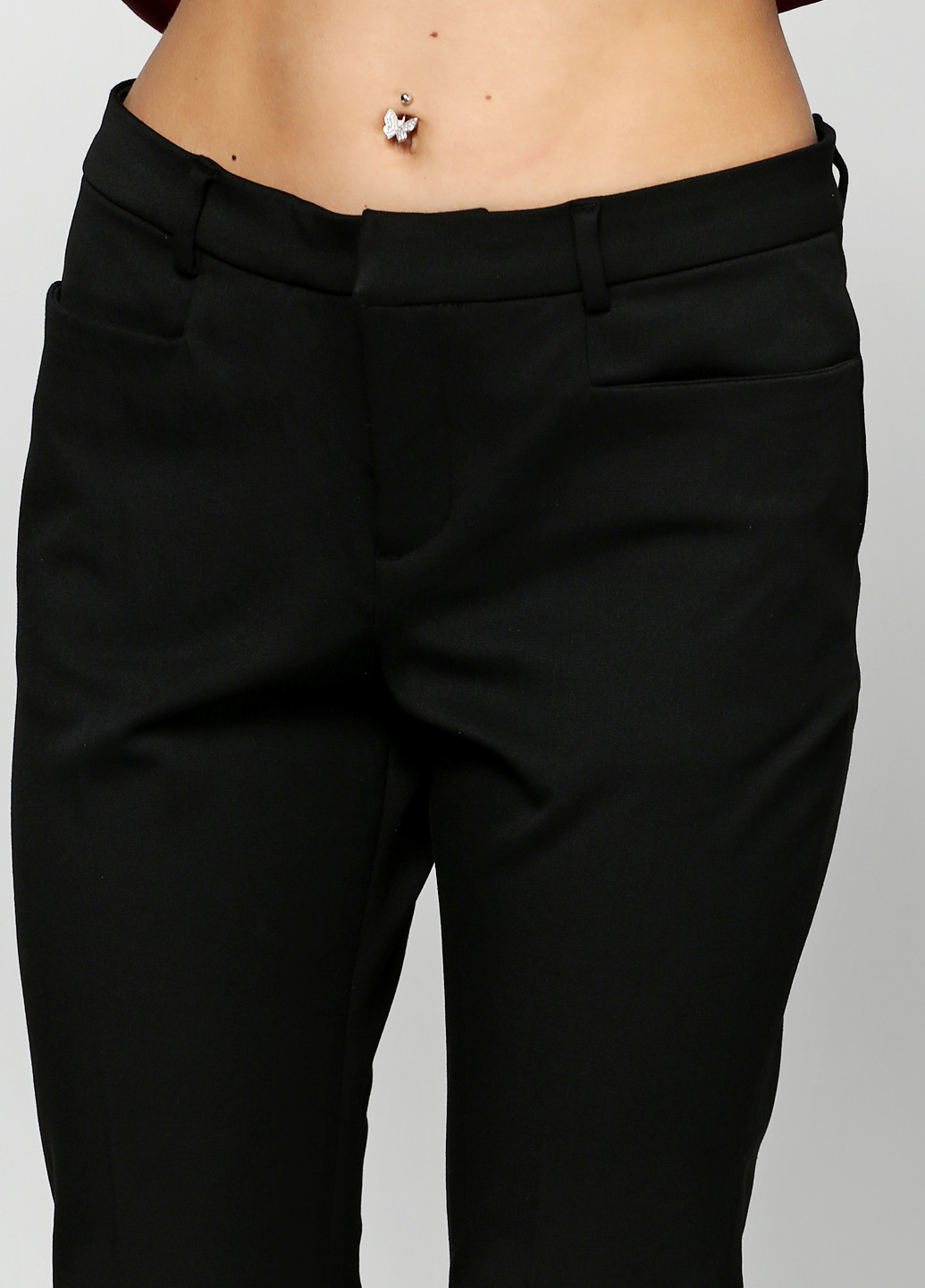 Черные кэжуал демисезонные брюки Gestuz