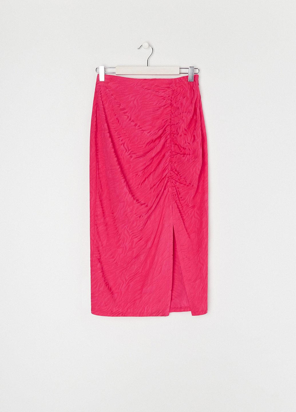 Красная кэжуал однотонная юбка Sinsay