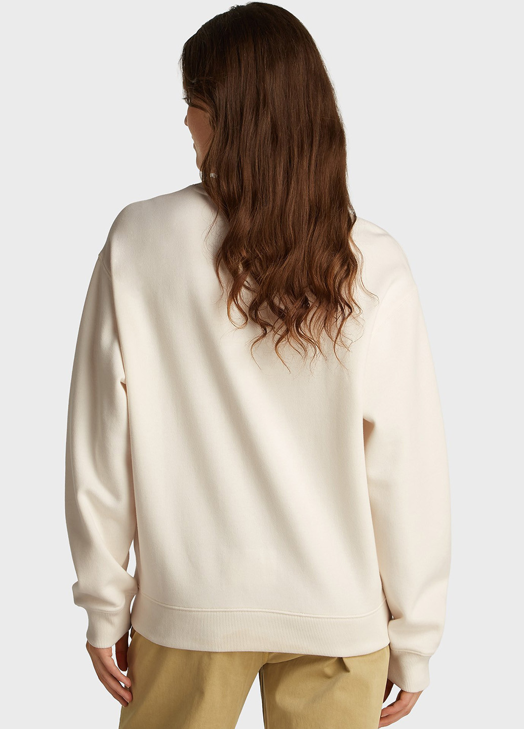 Білий світшот Tommy Jeans логотип вишивка (344461715)