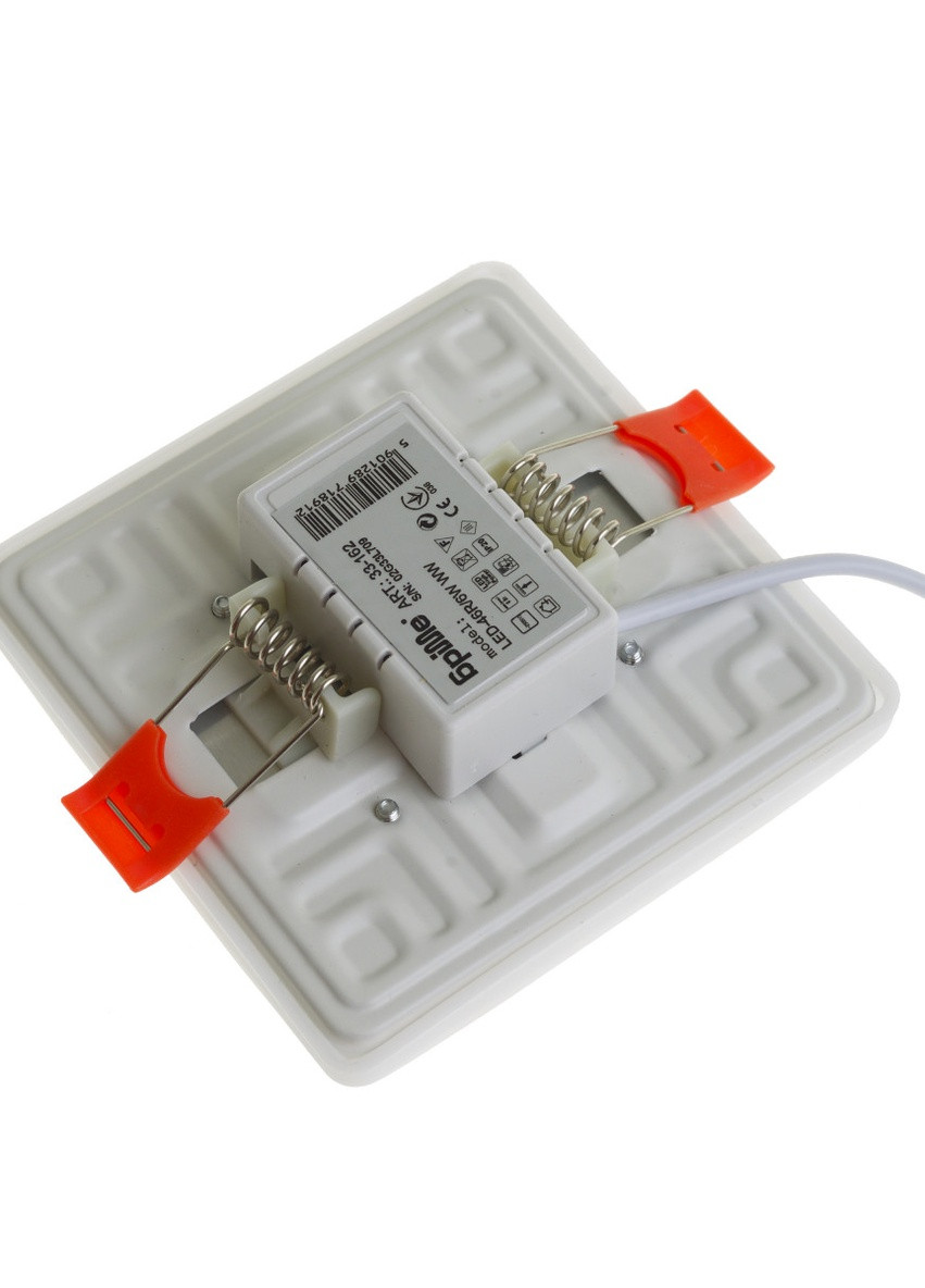 Стельовий вбудований світильник LED-46R/6W WW Brille (253893362)