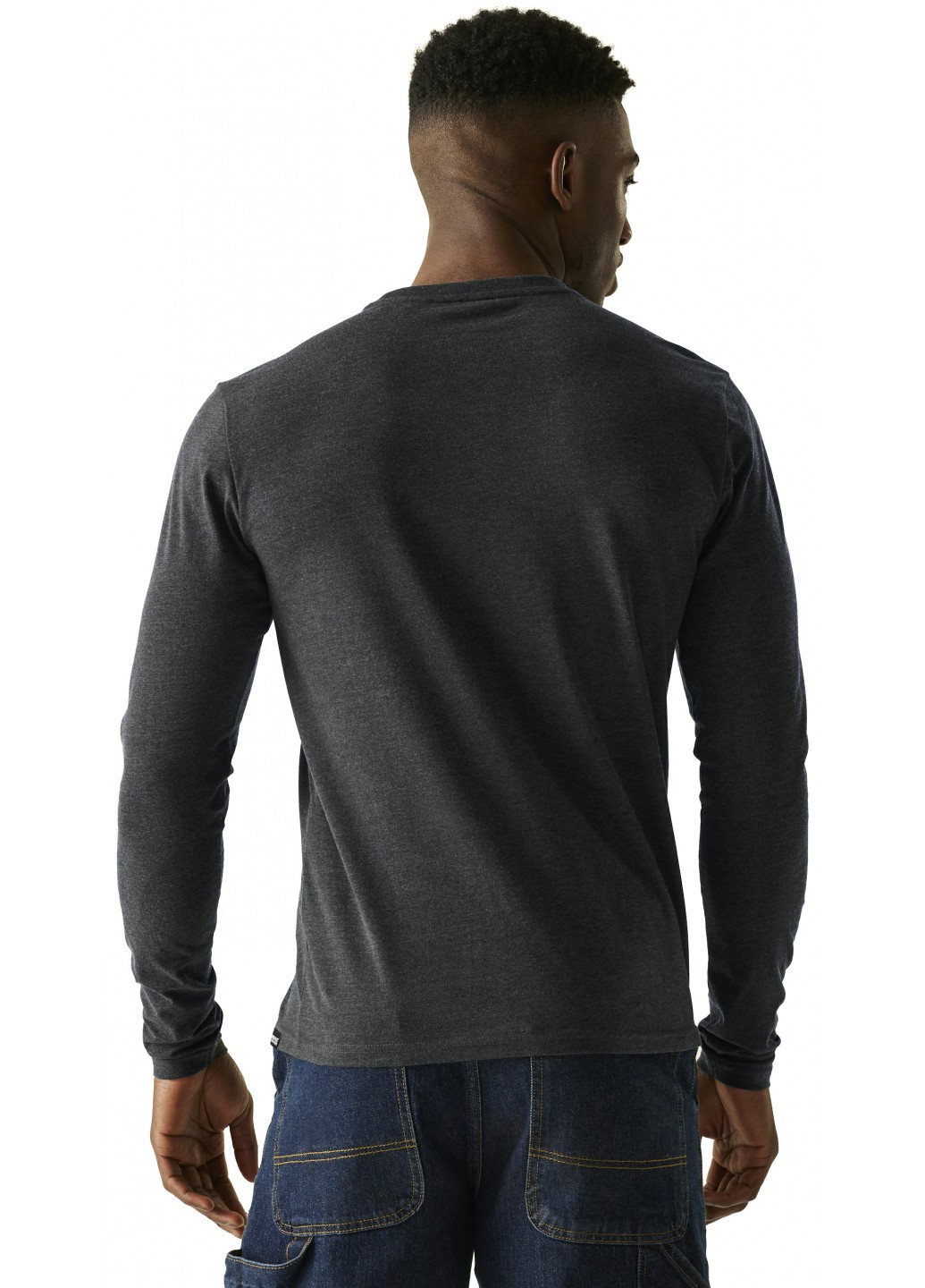 Черный демисезонный спортивный лонгслив Regatta с рисунком