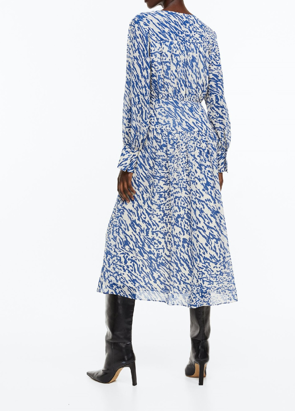 Синя кежуал сукня H&M з малюнком