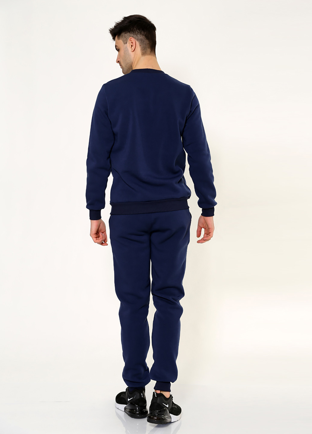 Темно-синій демісезонний костюм (світшот, брюки) брючний Ager