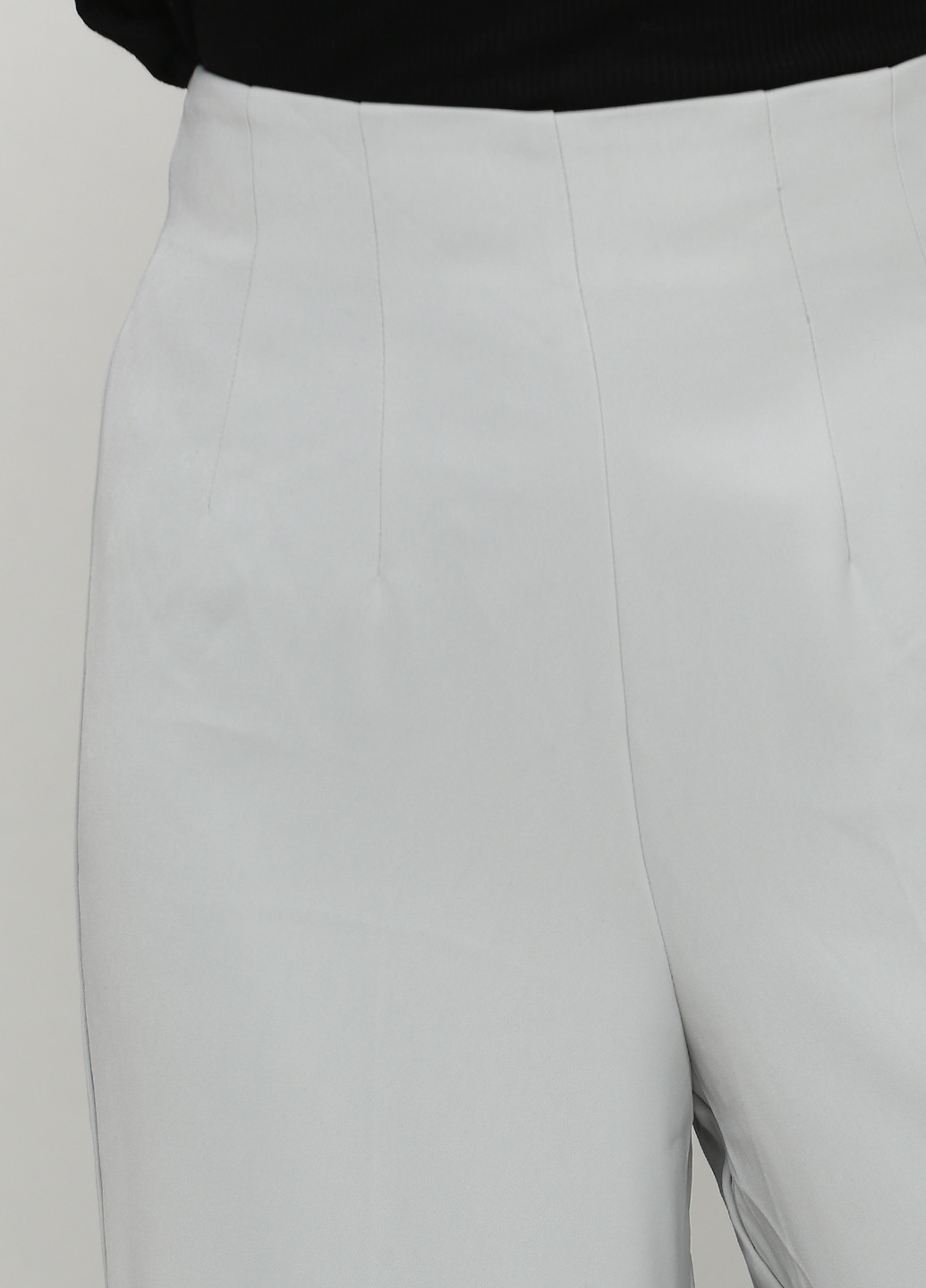 Мятные кэжуал демисезонные прямые брюки H&M