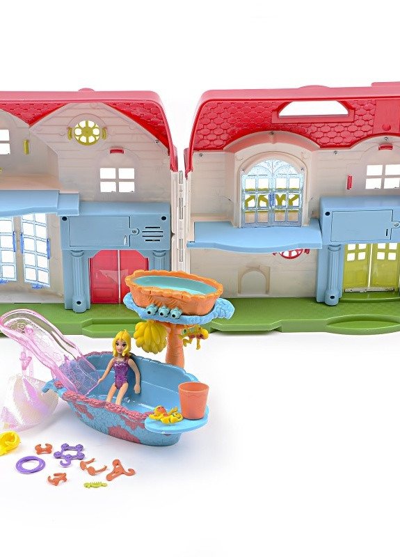 Ігровий набір Ляльковий будиночок з басейном і фігурками IM438 NaNa (253923237)
