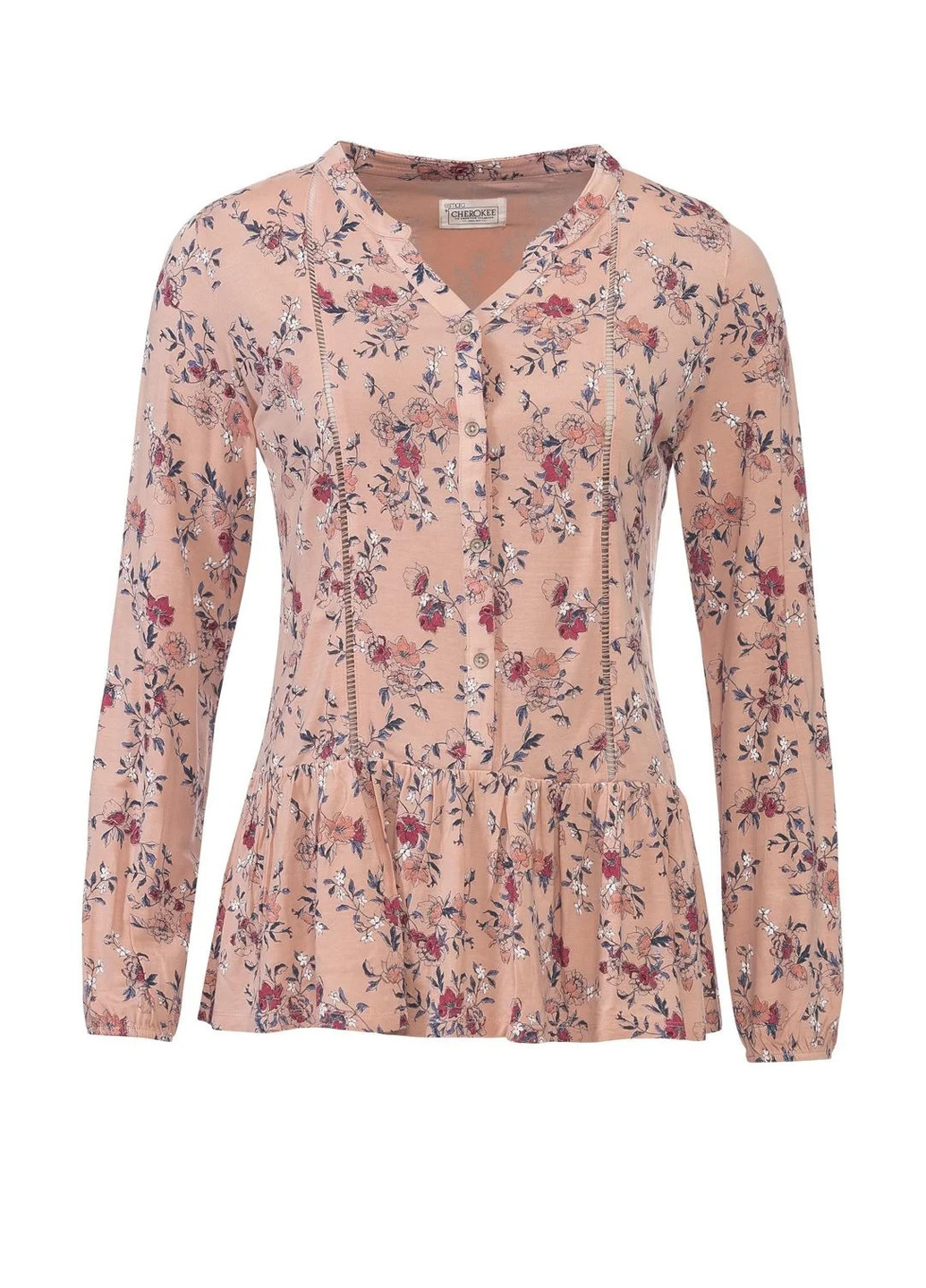 Світло-рожева блуза з баскою Esmara