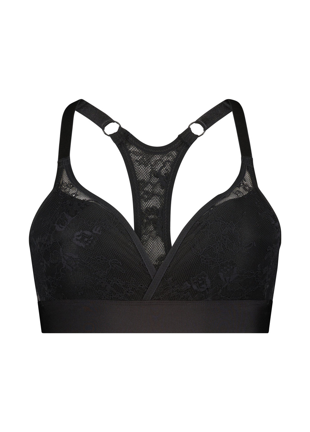 Чорний бюстгальтер Hunkemoller без кісточок поліамід