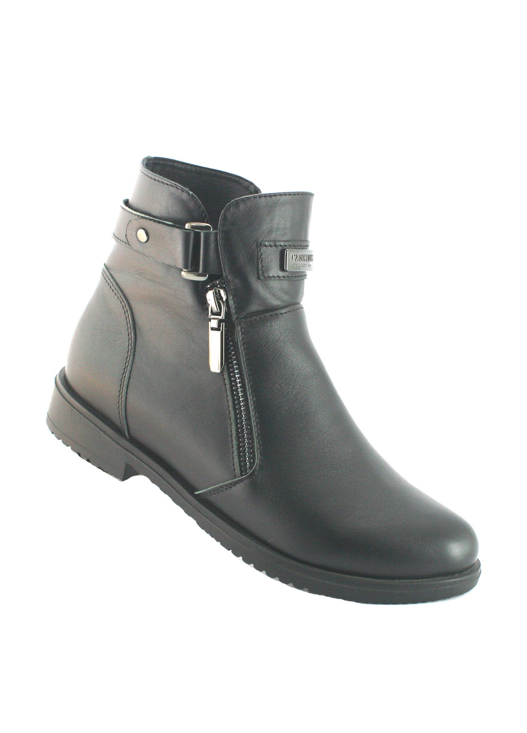 Осенние ботинки Mila с заклепками, с молнией