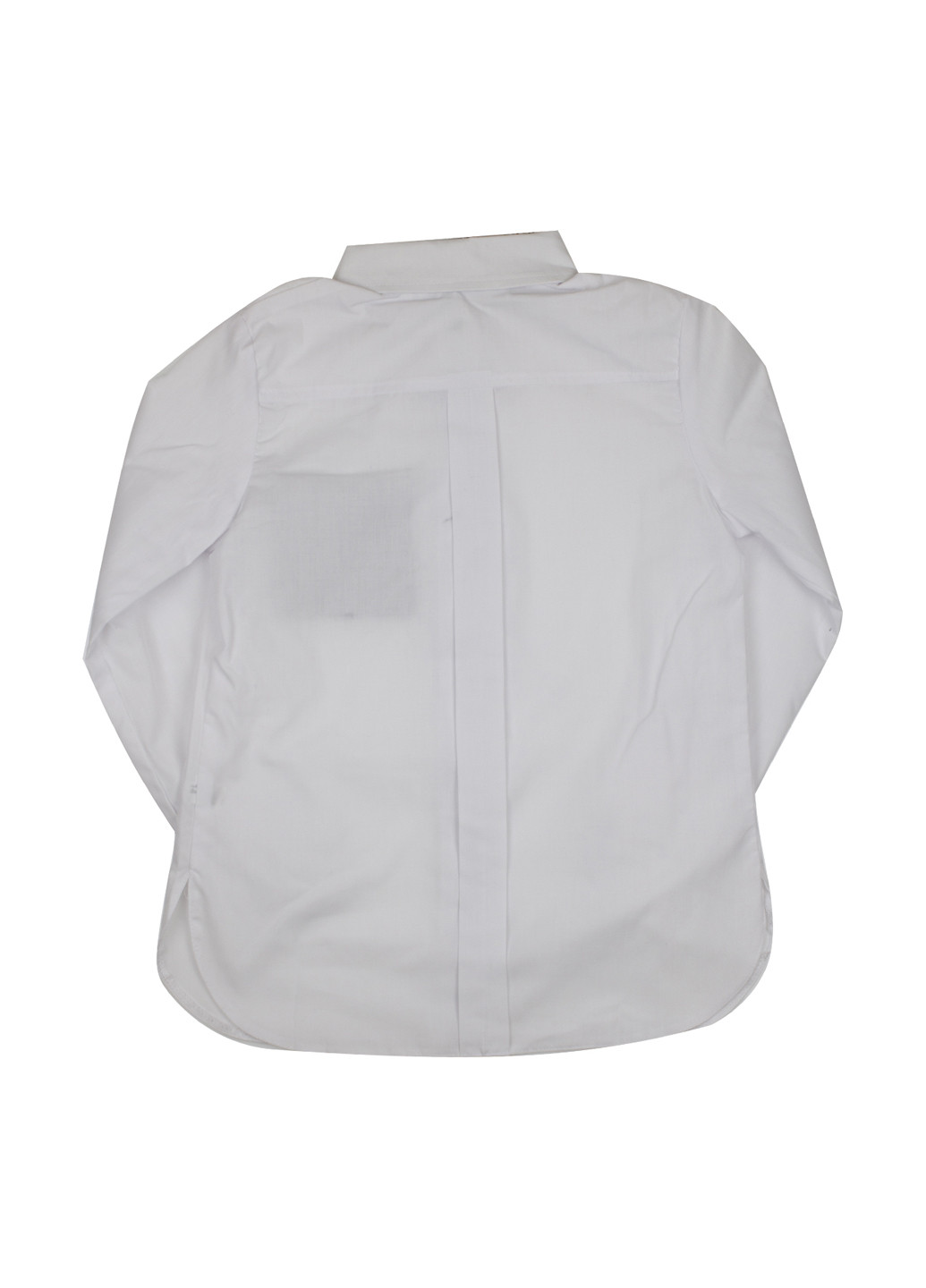 Белая кэжуал рубашка однотонная Brilliant