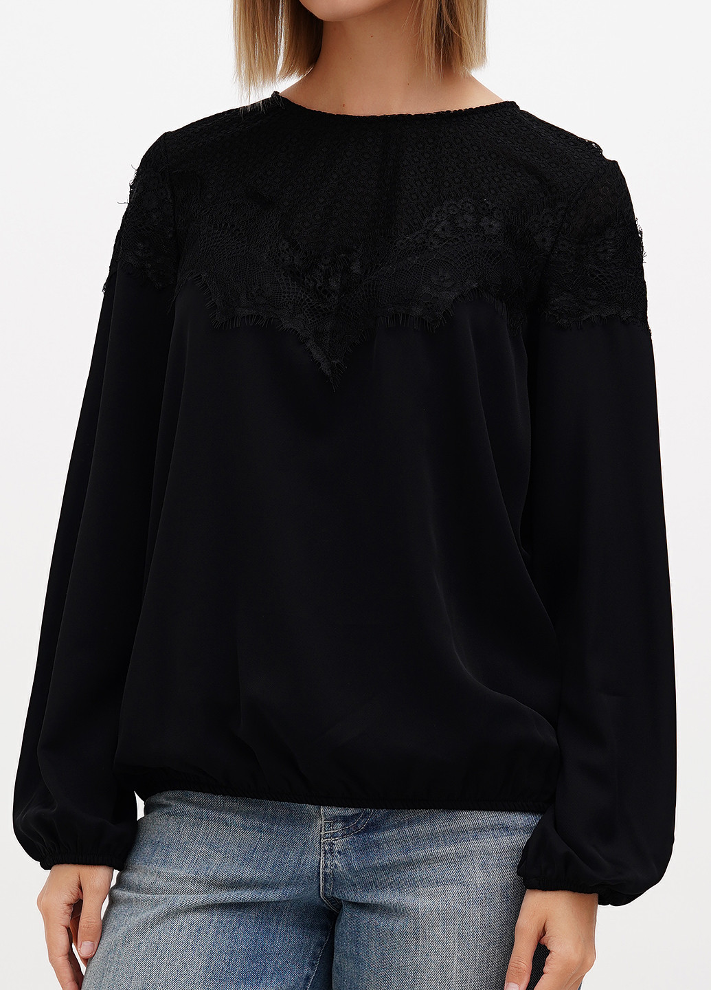 Чорна блуза Sassofono