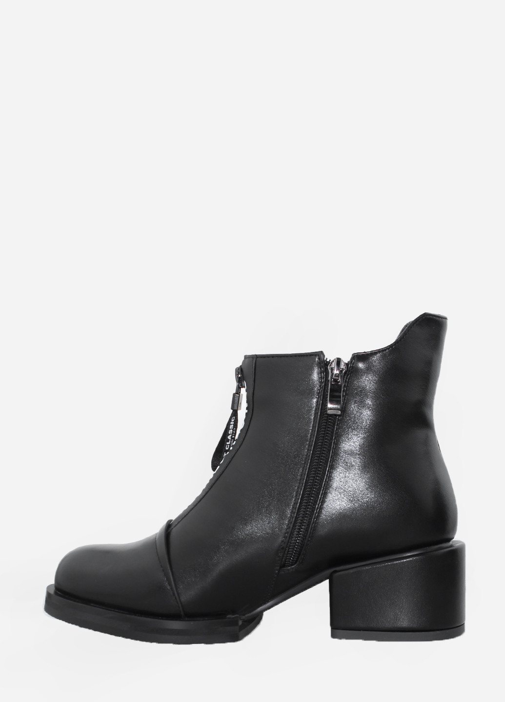 Осенние ботинки r3867-k1716 черный Rusi Moni из искусственной кожи