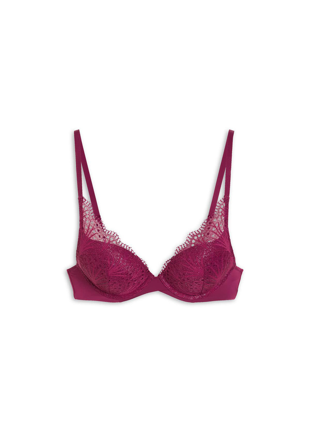 Сливовий бралетт бюстгальтер C&A з кісточками поліамід, мереживо