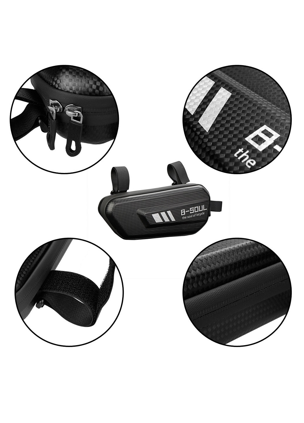 Велосумка бардачок сумка на раму велосипеда на молнии водонепроницаемая 27х11,5х7 см (37251-Нов) Unbranded (253066408)