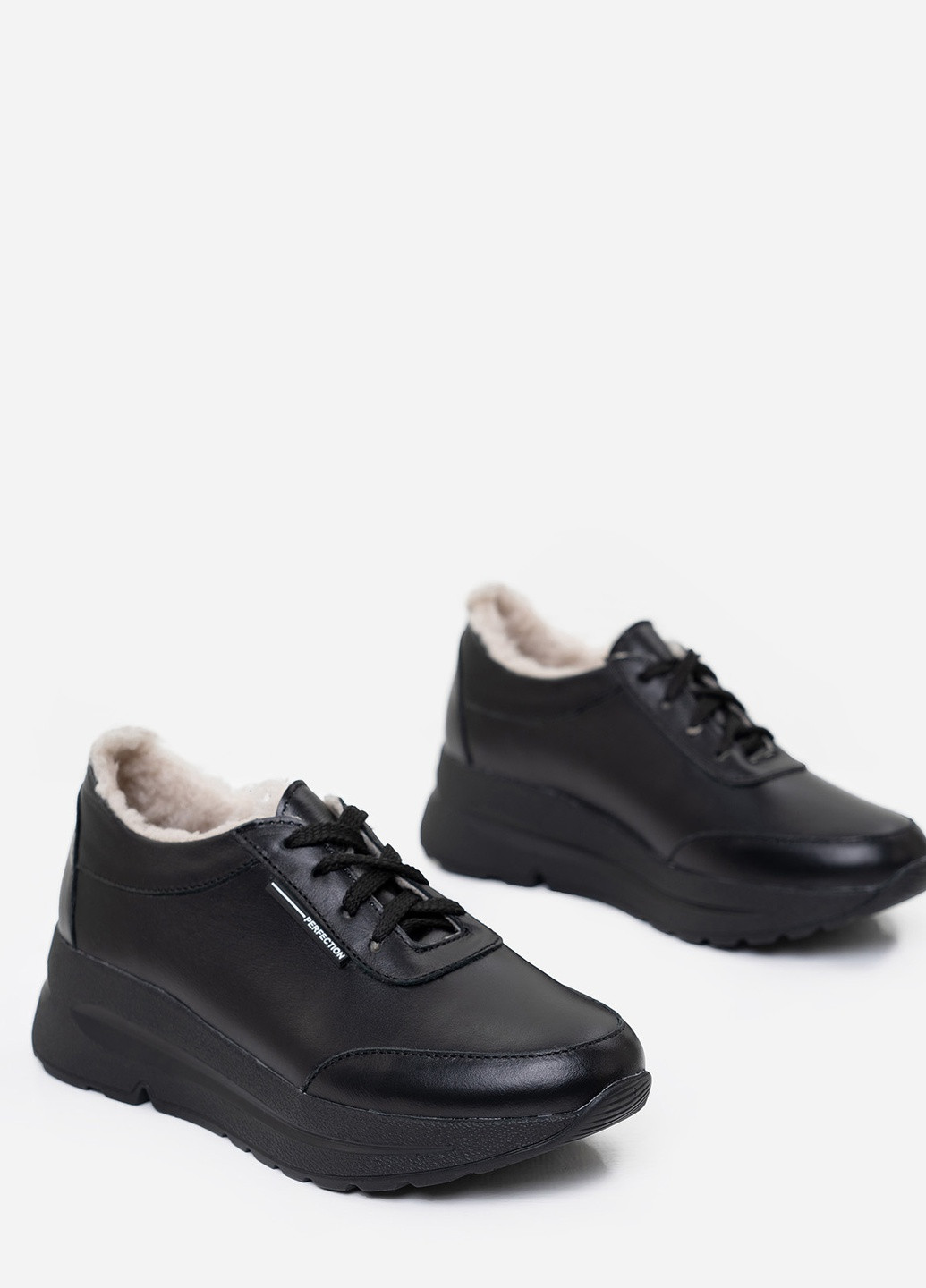 Черные зимние зимние женские кроссовки ISSA PLUS OB2-150
