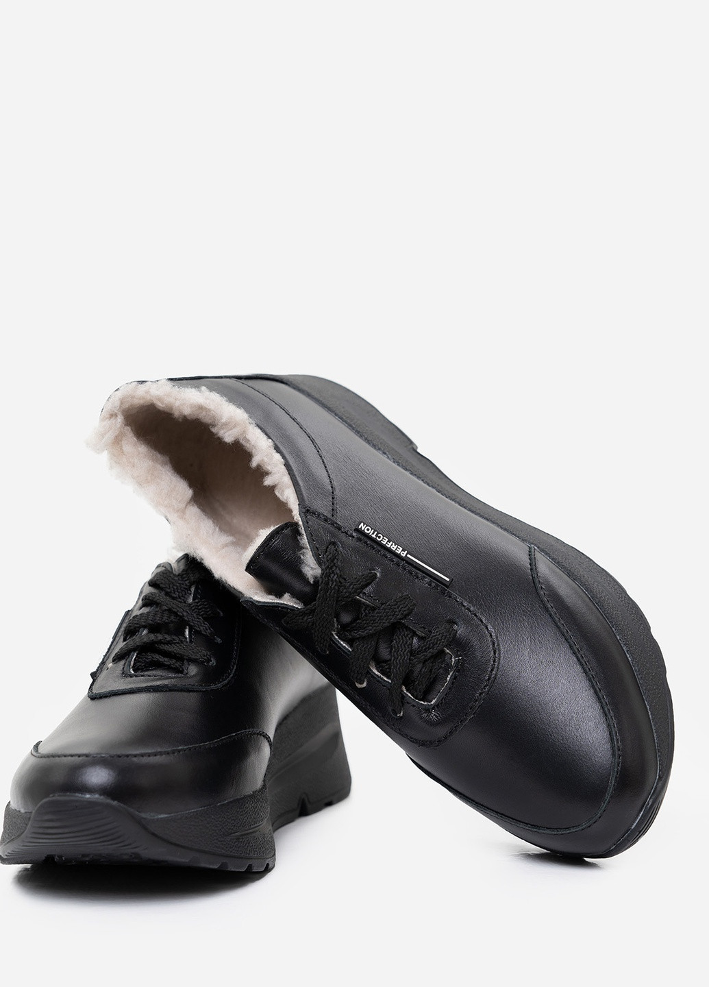 Черные зимние зимние женские кроссовки ISSA PLUS OB2-150