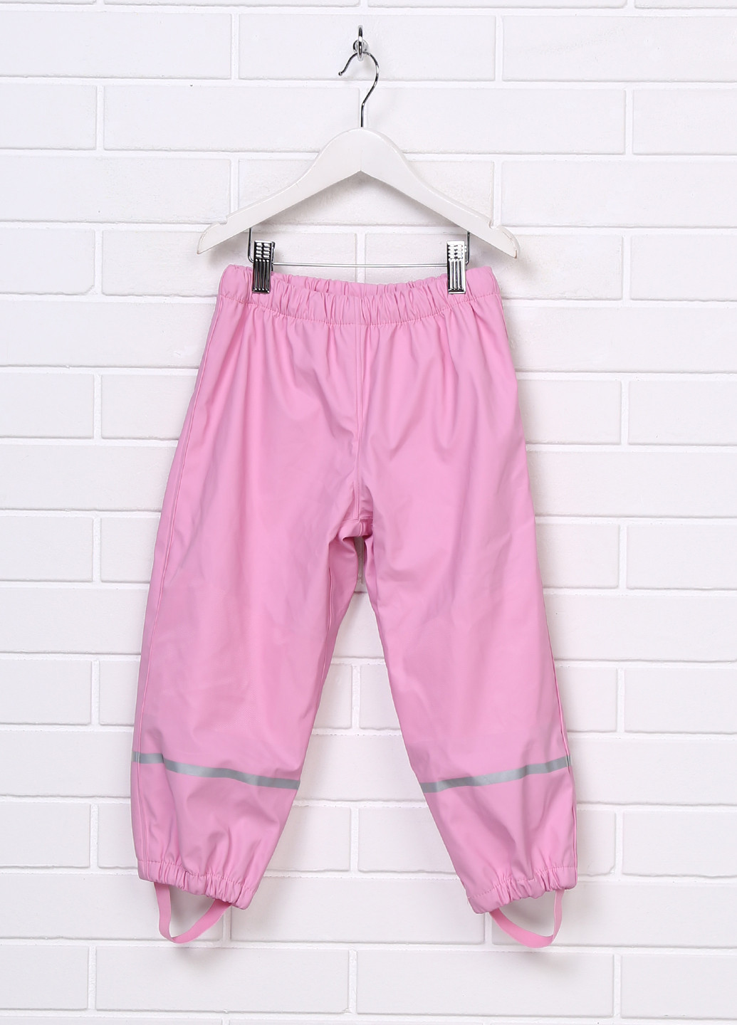 Розовые спортивные демисезонные прямые брюки Lupilu
