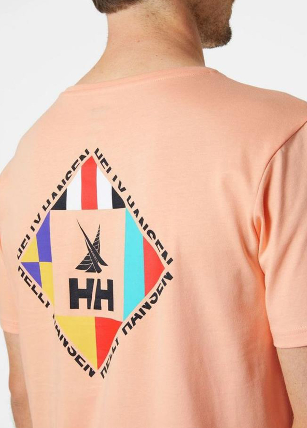 Персикова футболка 34222-058 Helly Hansen Box Men's T-shirt