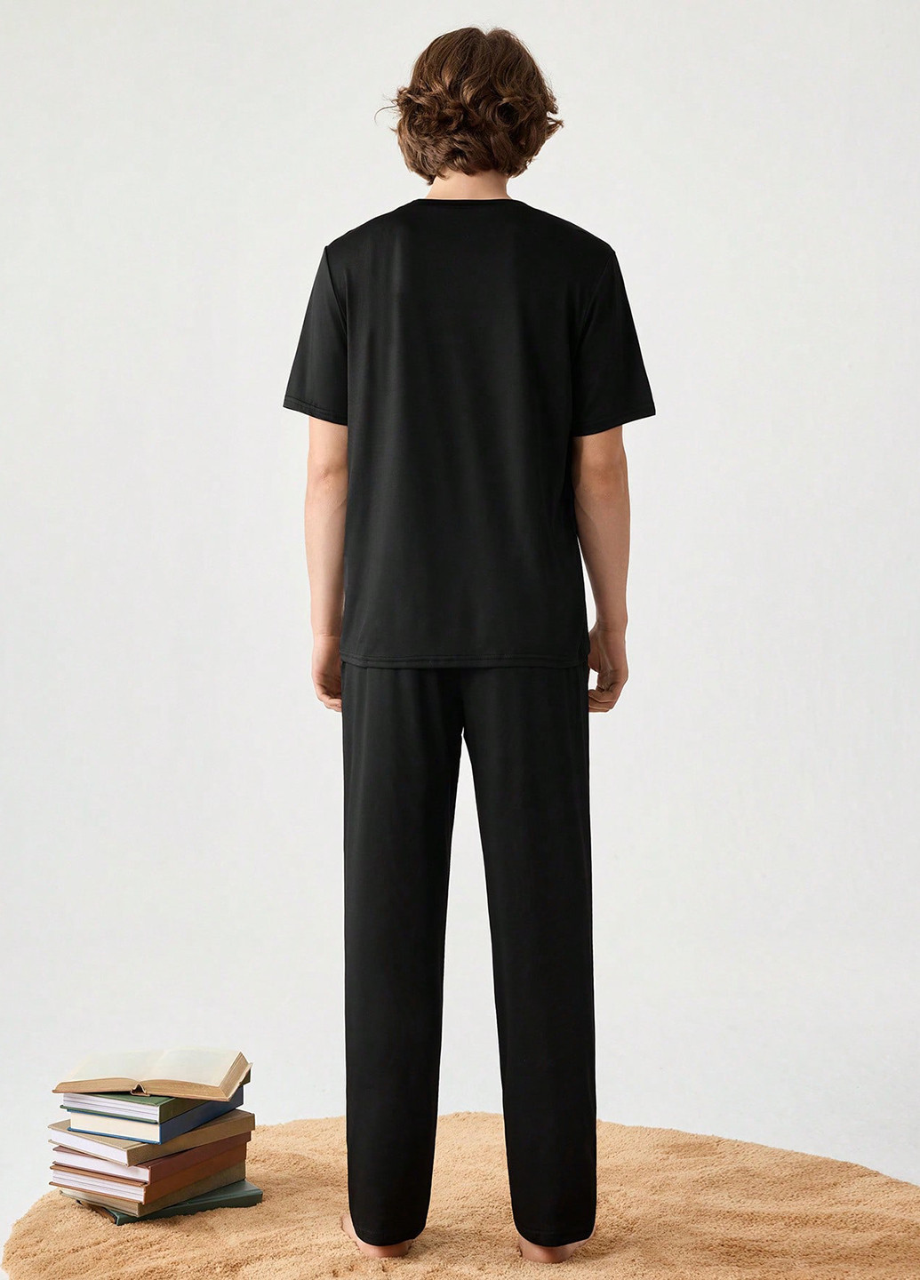 Піжама (футболка, брюки) SHEIN (365782672)