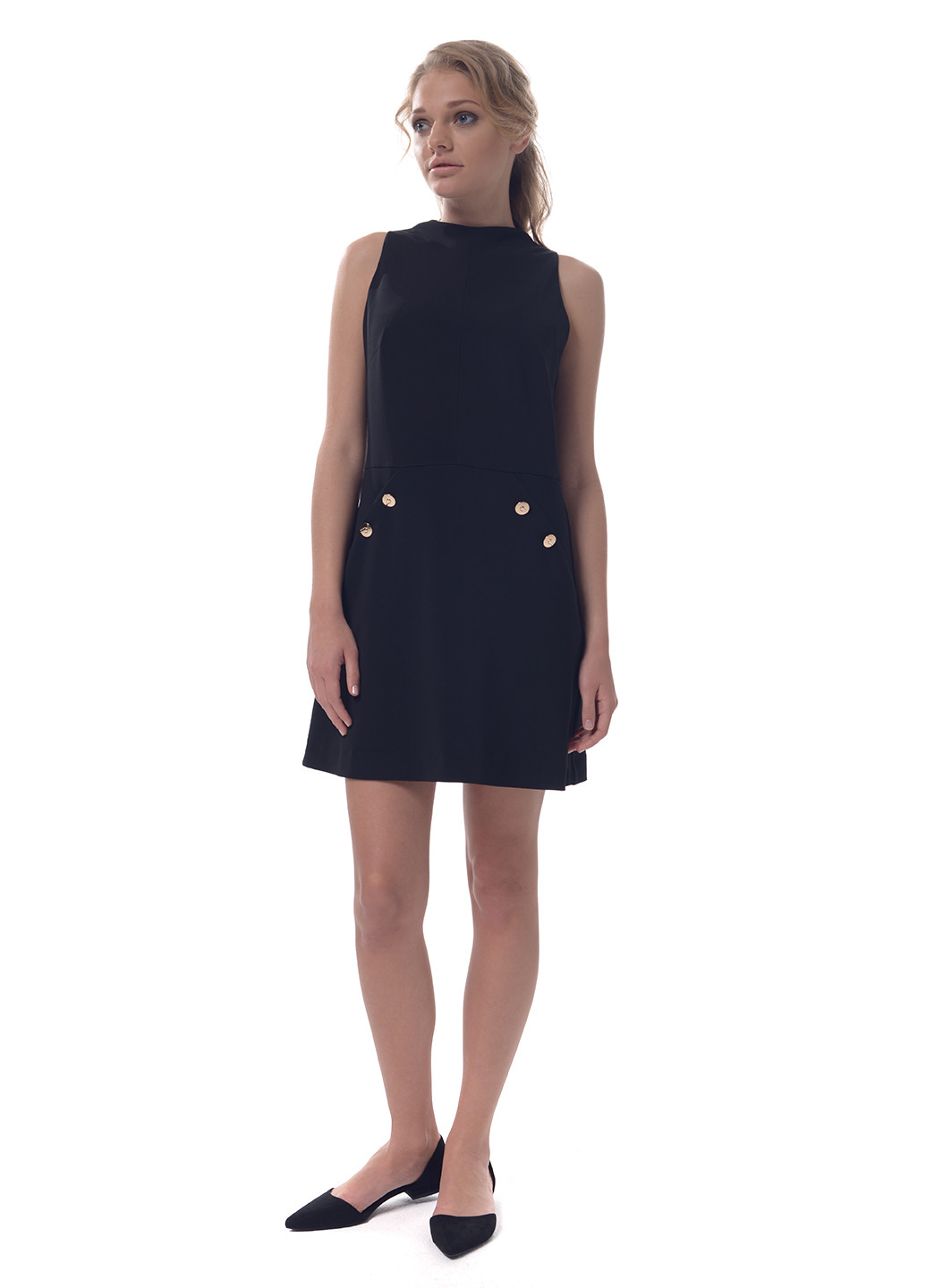 Чорна кежуал сукня Arefeva однотонна