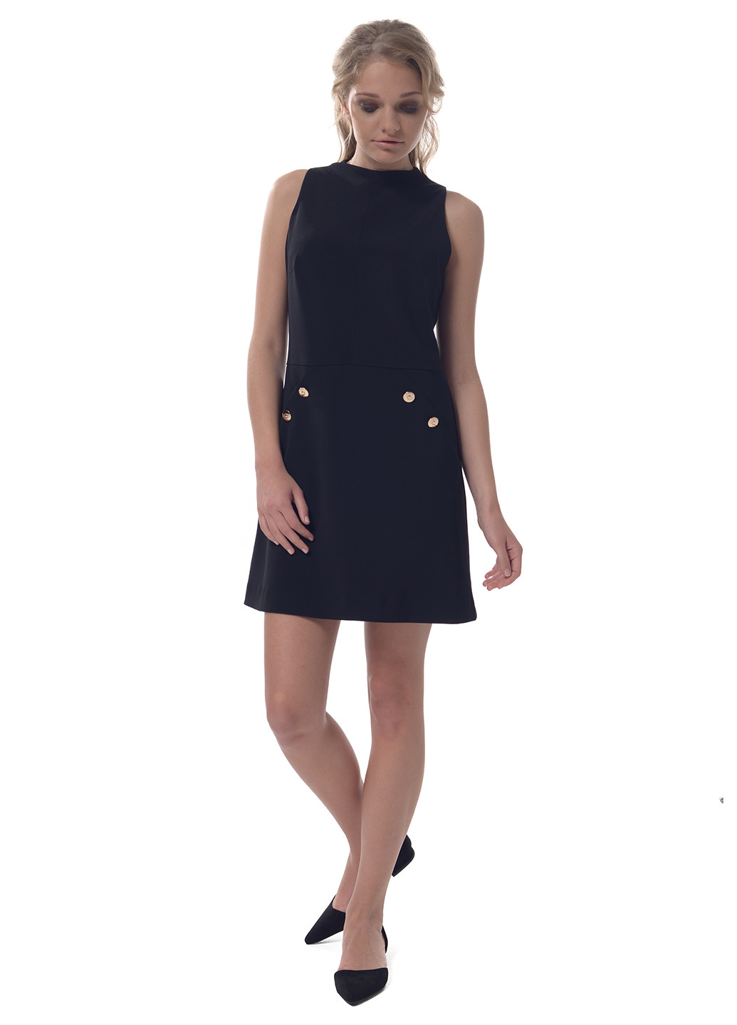 Чорна кежуал сукня Arefeva однотонна