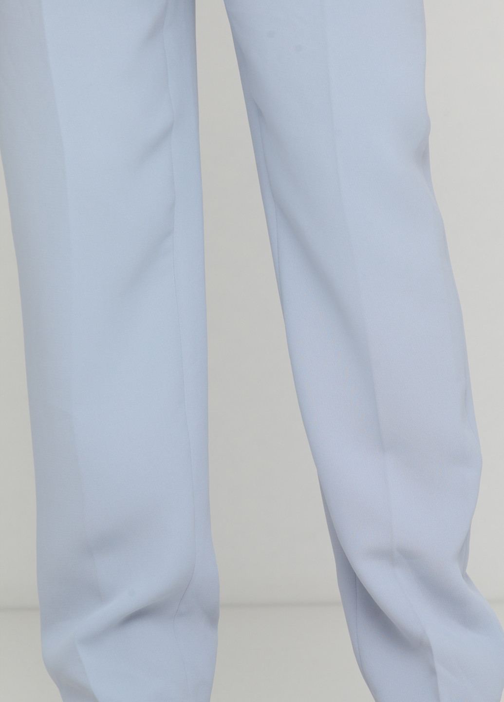 Голубые кэжуал демисезонные прямые брюки Talbots