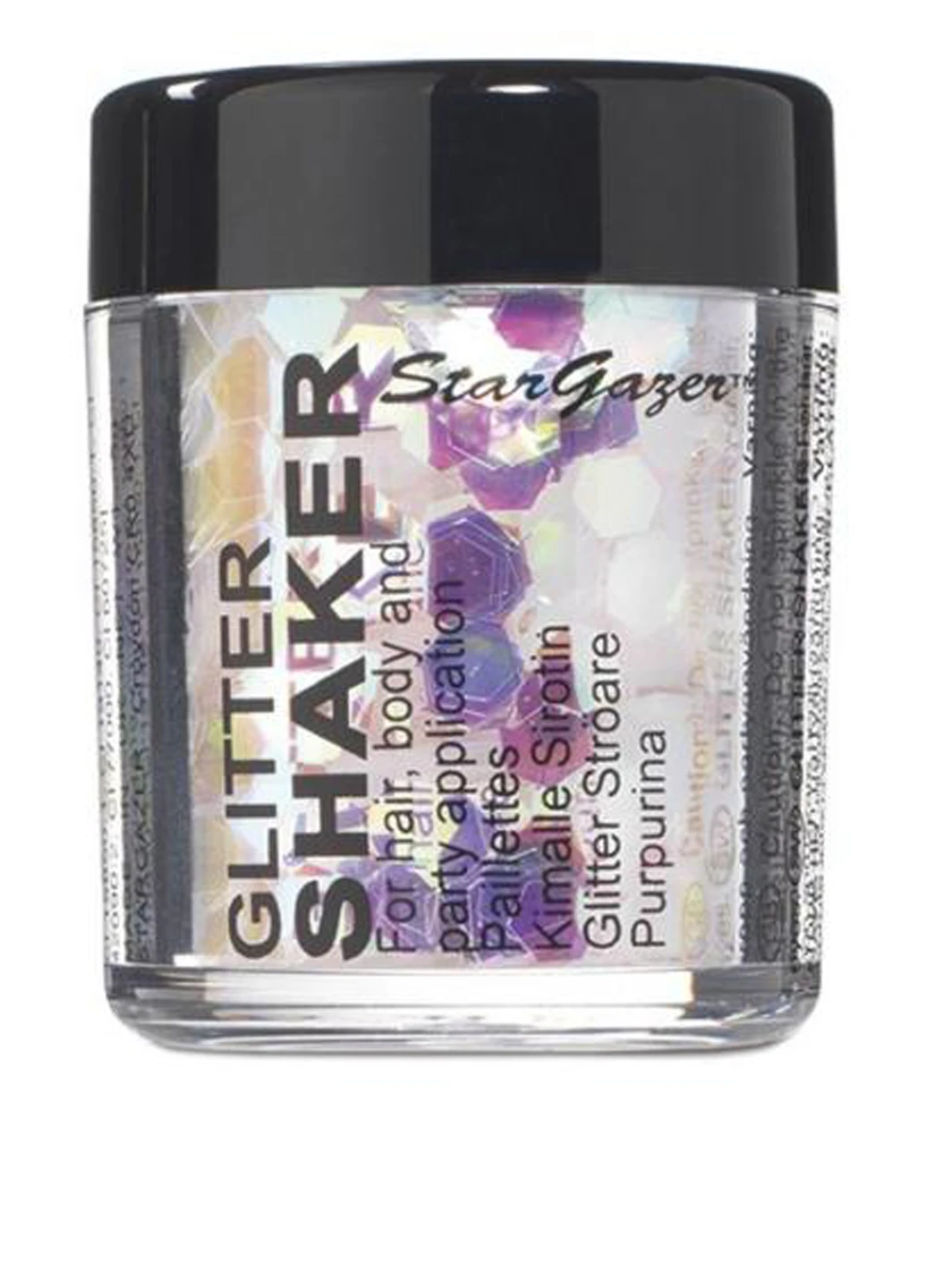 Глиттер для лица и тела (чешуя) Glitter Shaker, цвет- Chunky UV White, 5 г StarGazer (63345054)