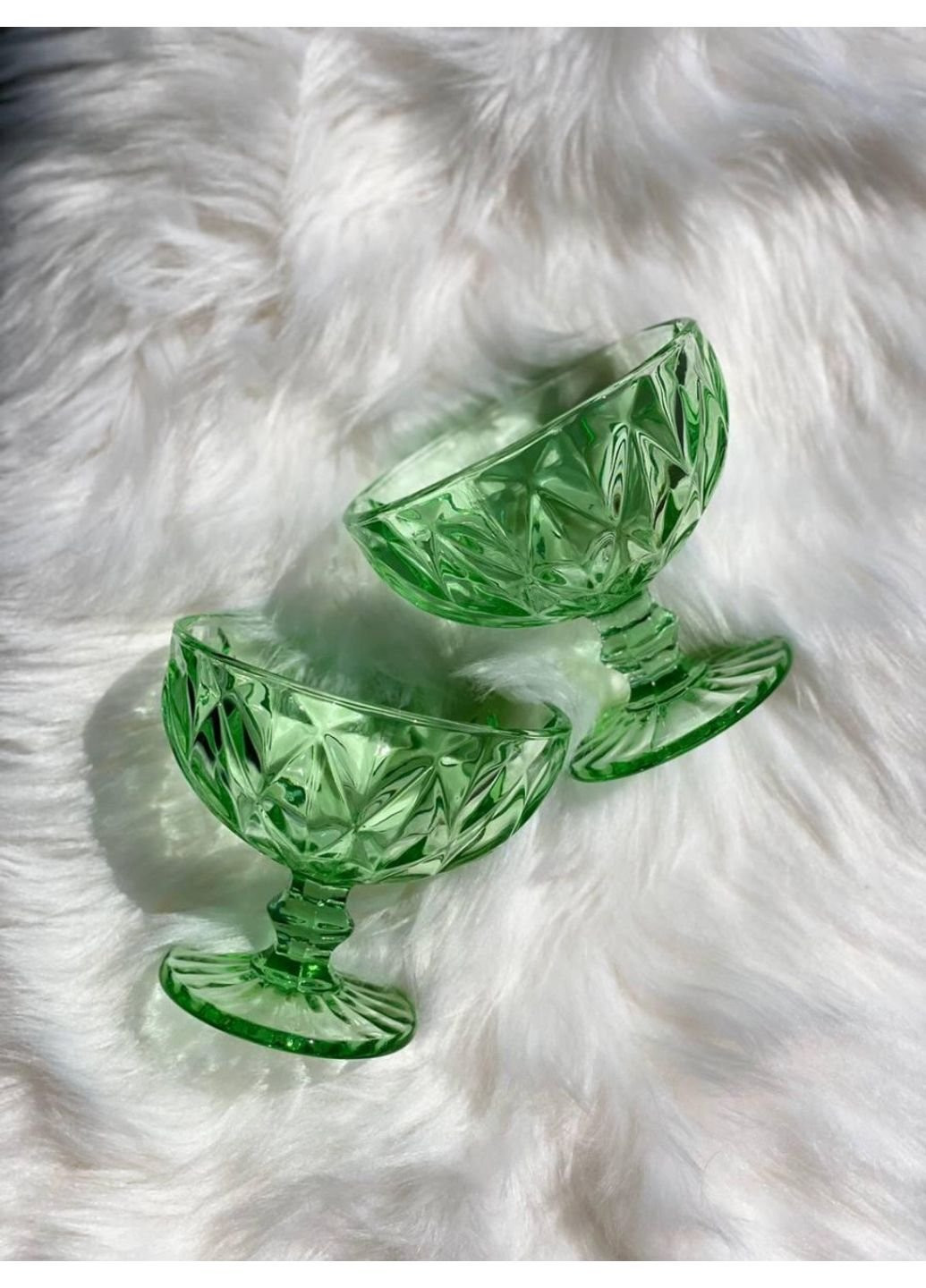 Креманка Изумруд 34215-10-1 250 мл зеленый Olens (253871292)