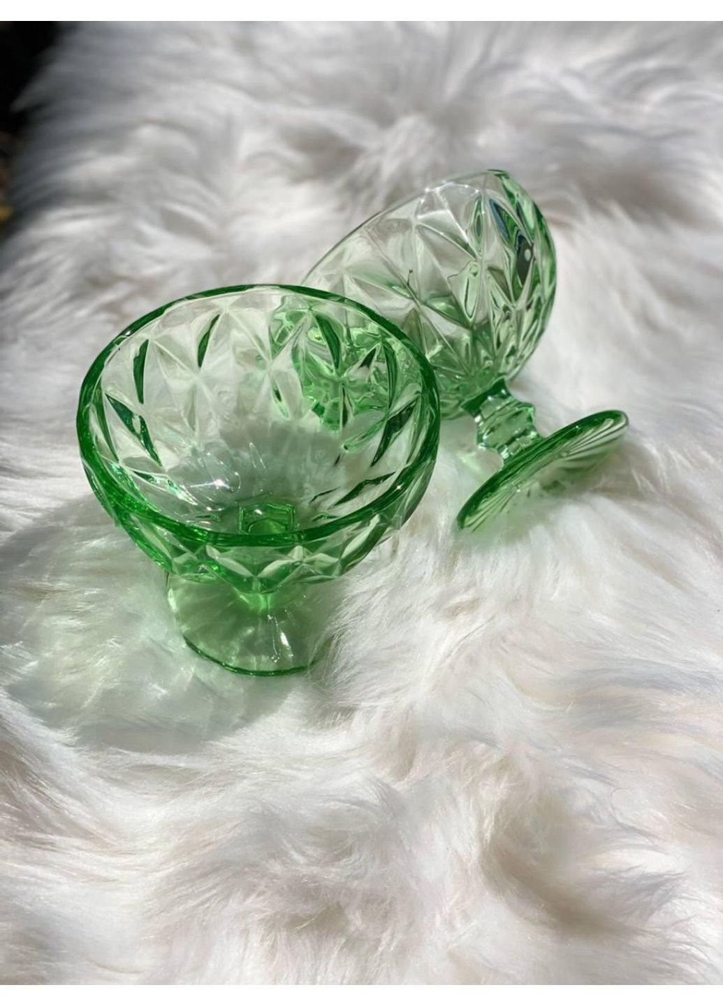 Креманка Изумруд 34215-10-1 250 мл зеленый Olens (253871292)