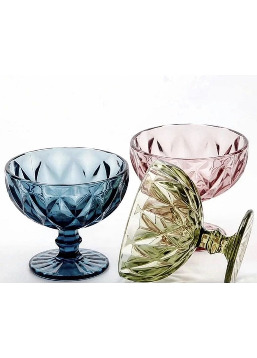 Креманка Изумруд 34215-10-1 250 мл зеленый Olens (253871292)