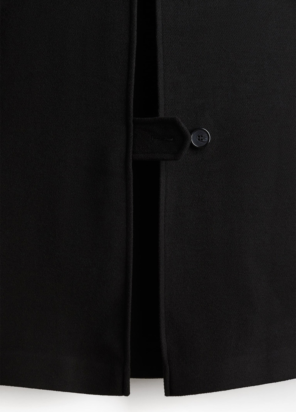 Чорне демісезонне Пальто однобортне H&M