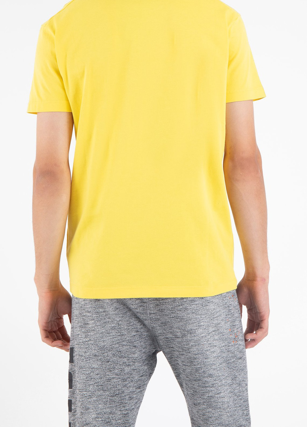 Желтая коралловая футболка с логотипом Dsquared2
