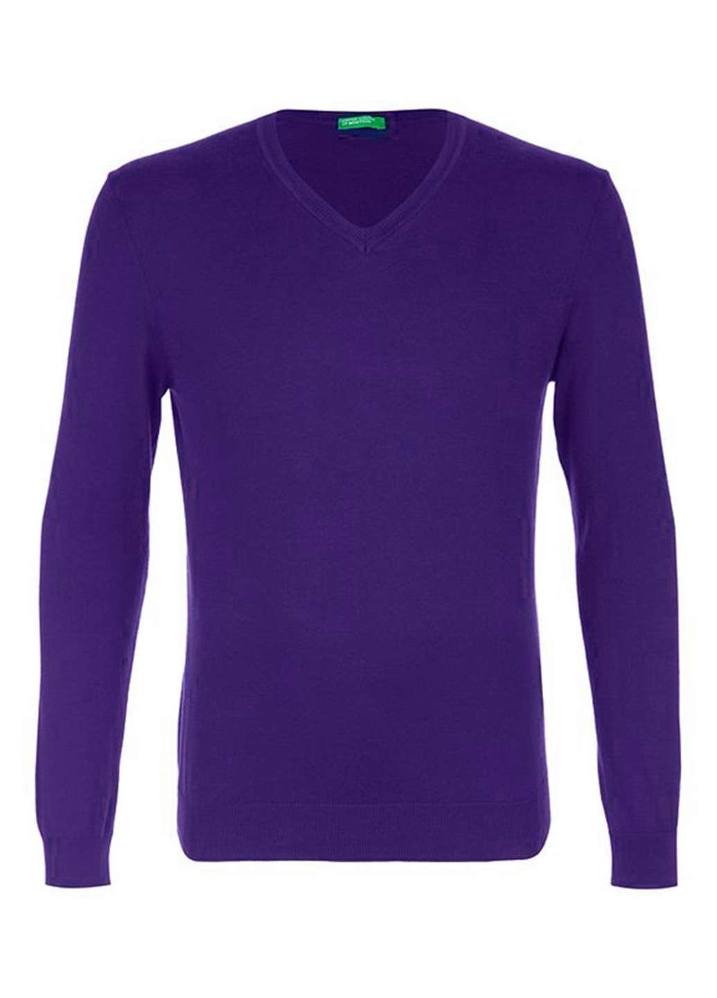 Темно-фиолетовый демисезонный пуловер пуловер United Colors of Benetton