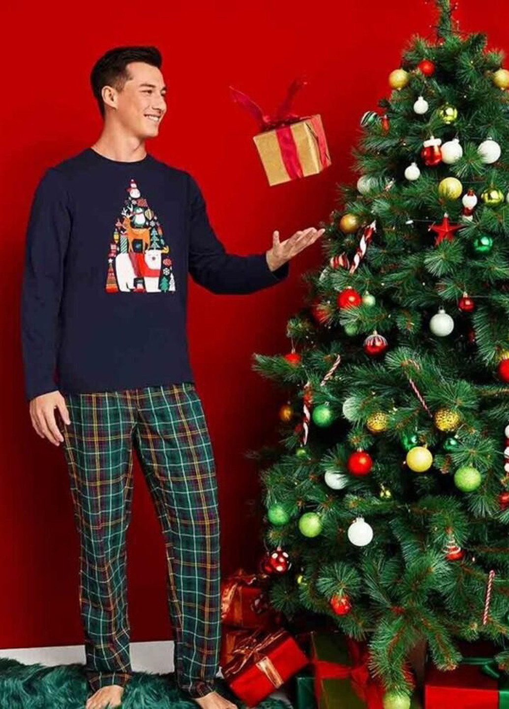 Пижама (лонгслив, брюки) Livergy (369832493)