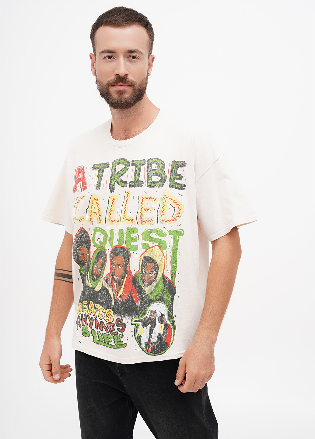 Светло-бежевая футболка Ripple Junction