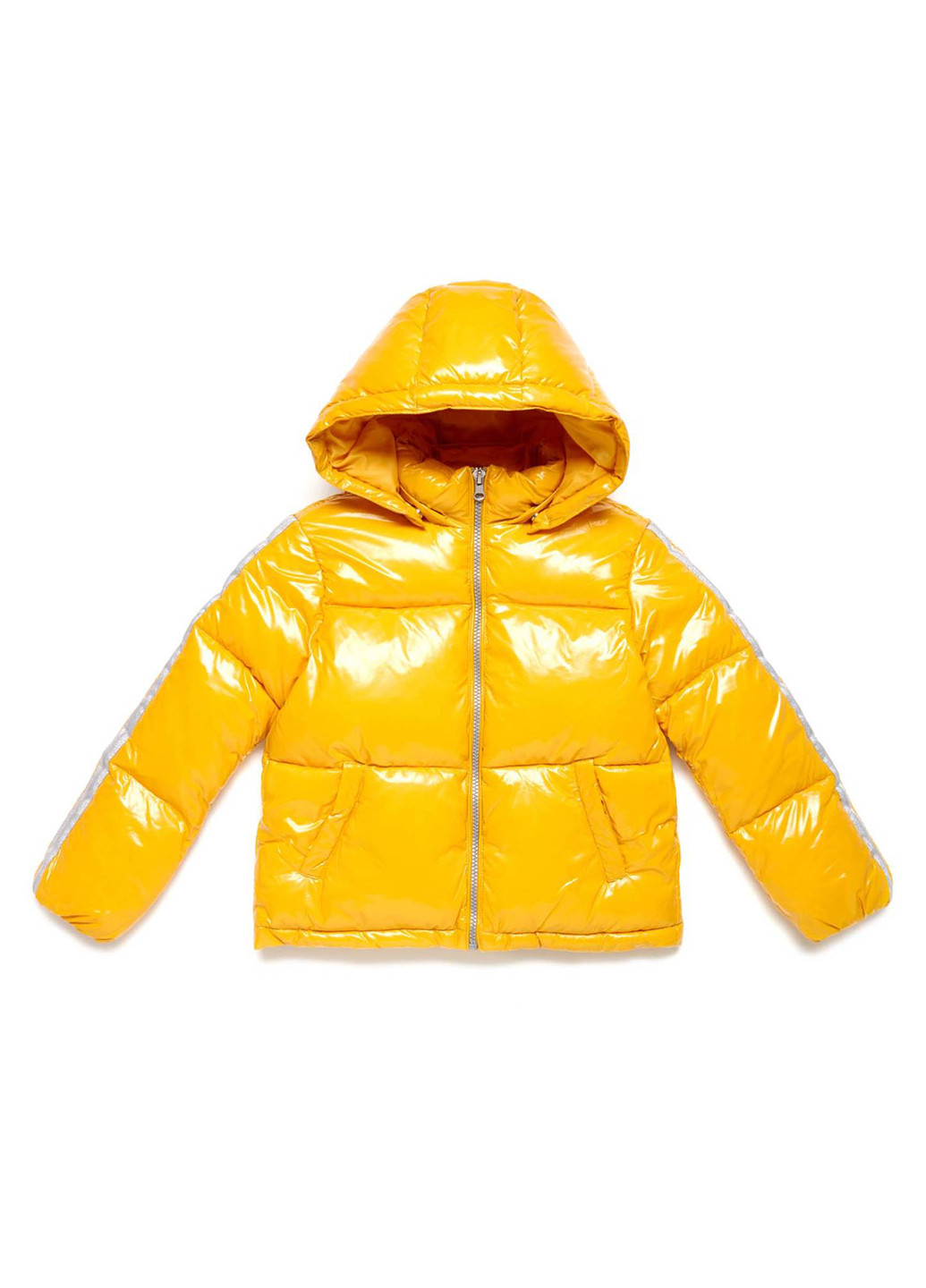 Жовта зимня куртка United Colors of Benetton