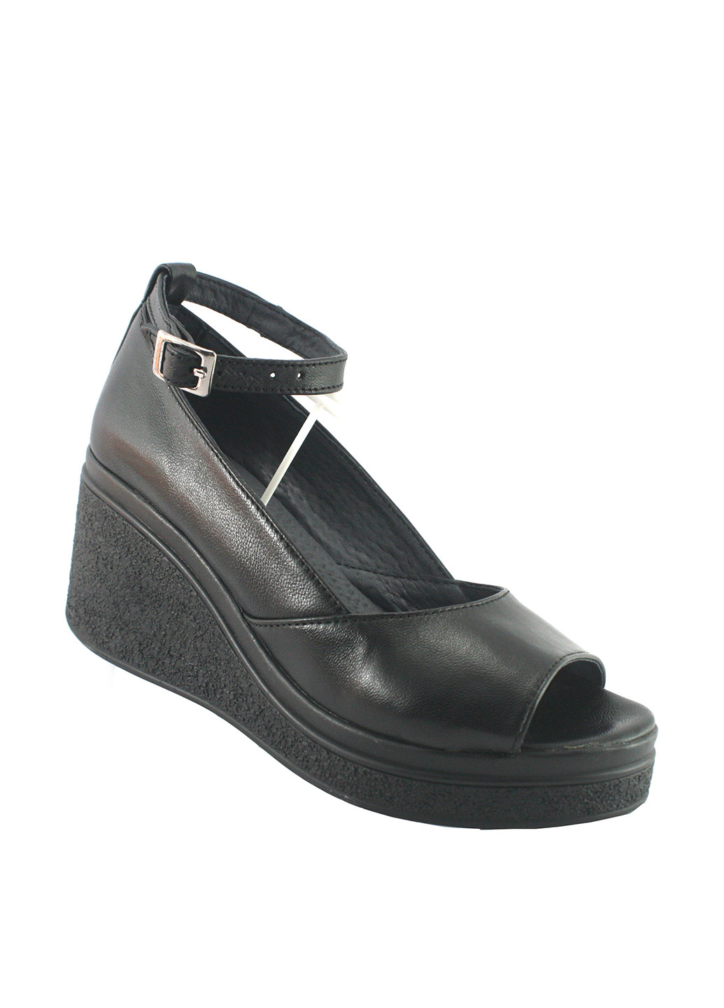 Mila Туфли пип-тое черный з натуральная кожа, — демисезон (356509253)