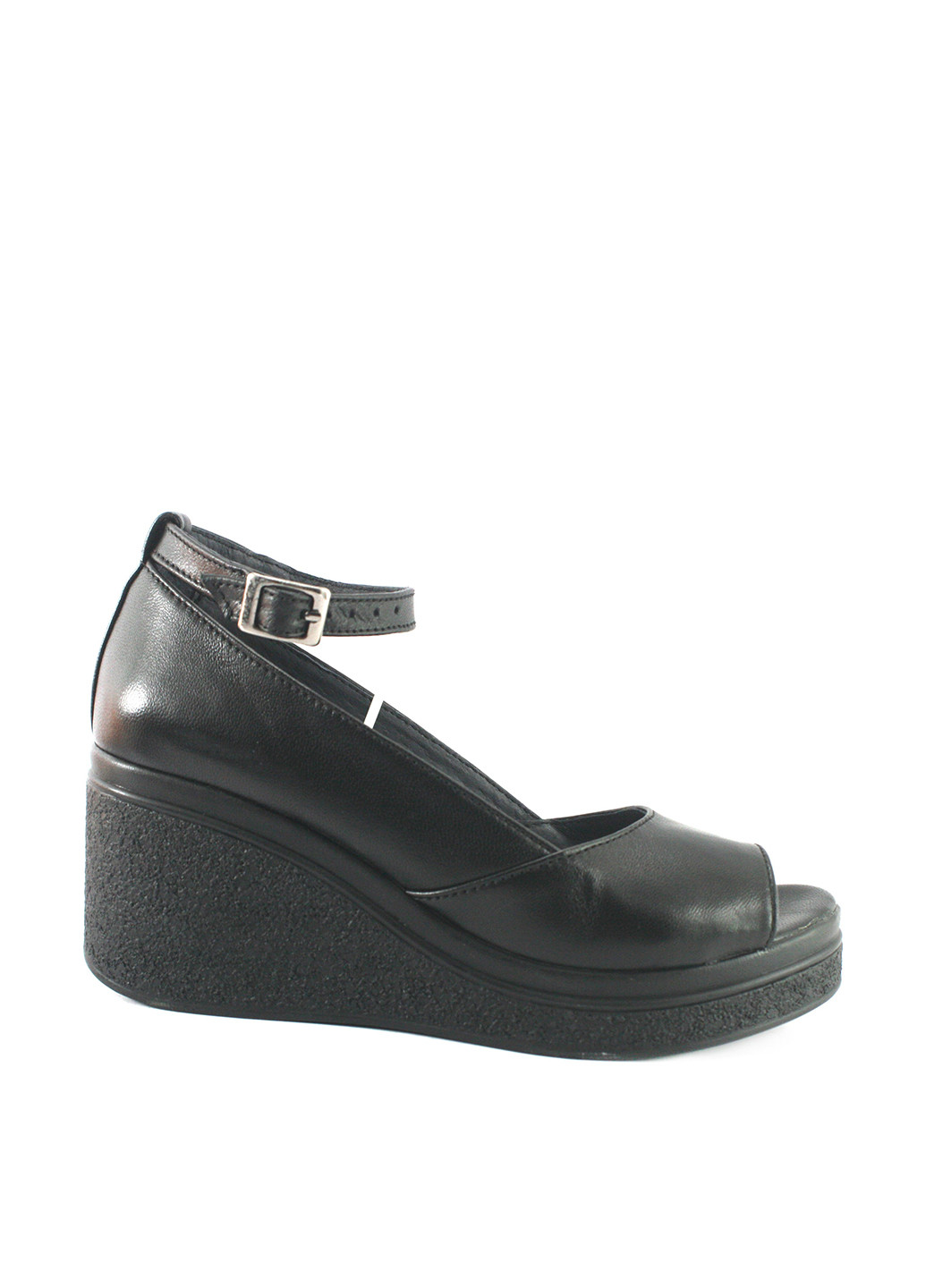 Mila Туфли пип-тое черный з натуральная кожа, — демисезон (356509253)