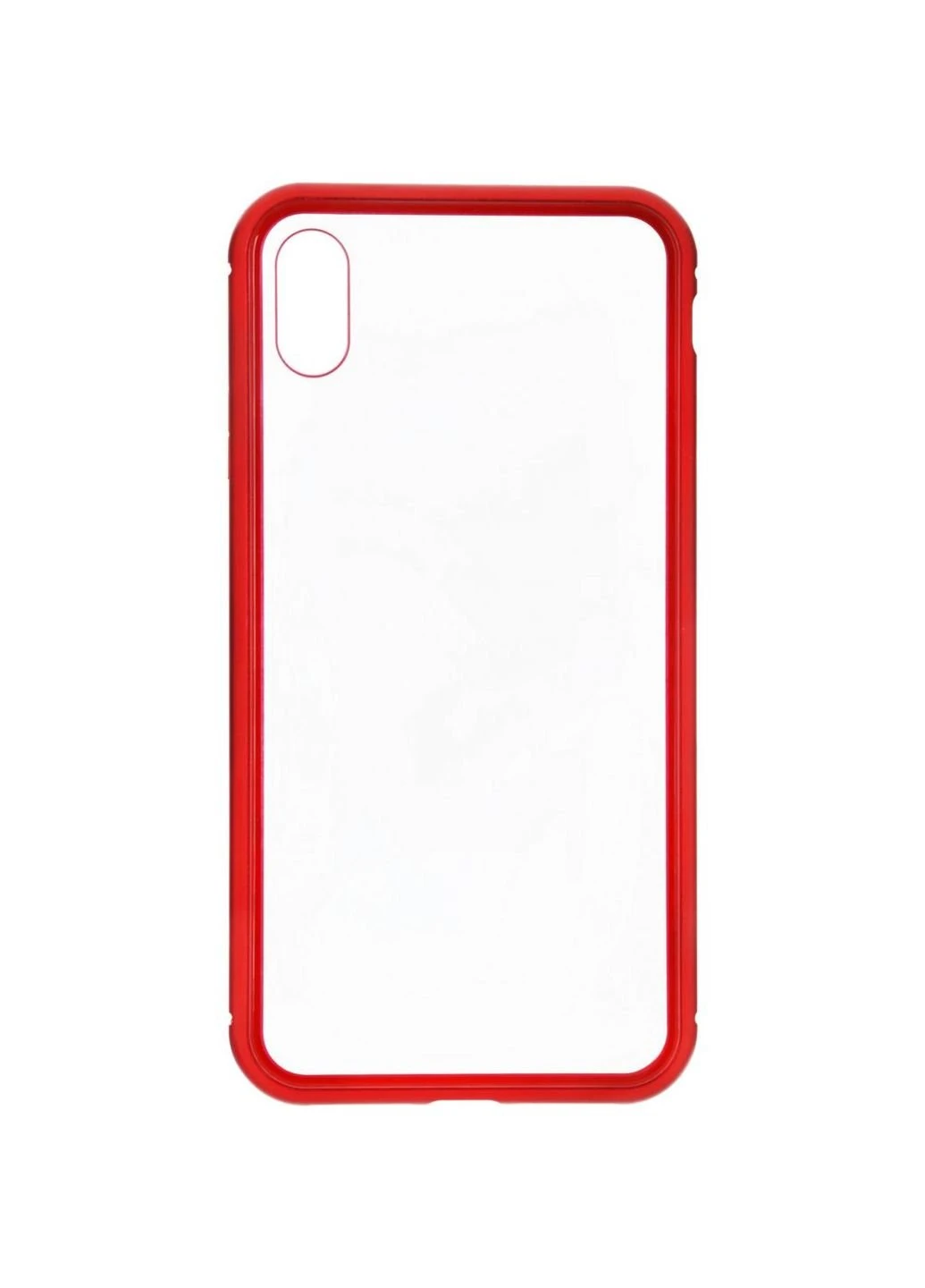 Чехол для мобильного телефона Magnetic Case 1 Gen. iPhone XS Max Clear/Red (ARM53391) ArmorStandart (252573043)