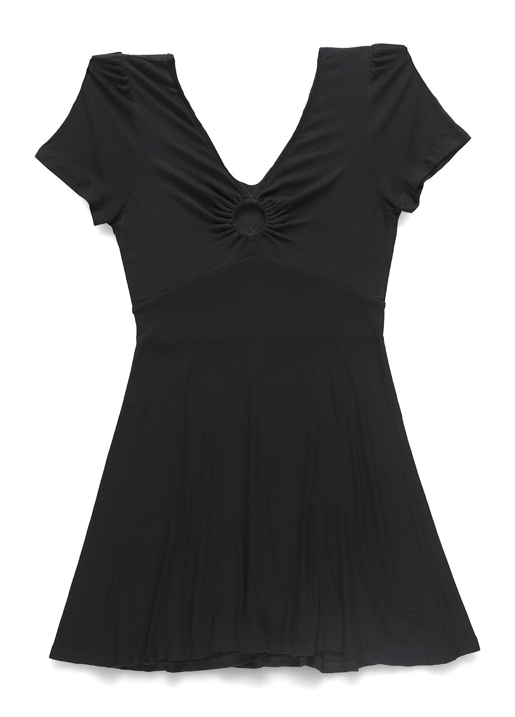 Чорна кежуал сукня в стилі армпір, кльош Honey Punch однотонна