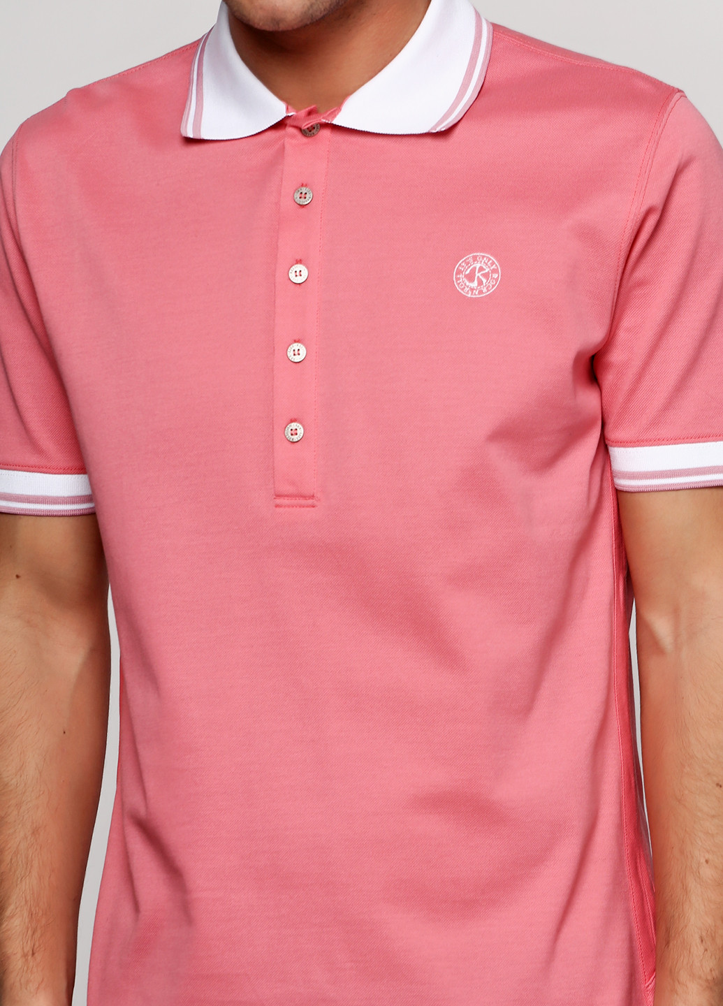 Розовая футболка-поло для мужчин Richmond