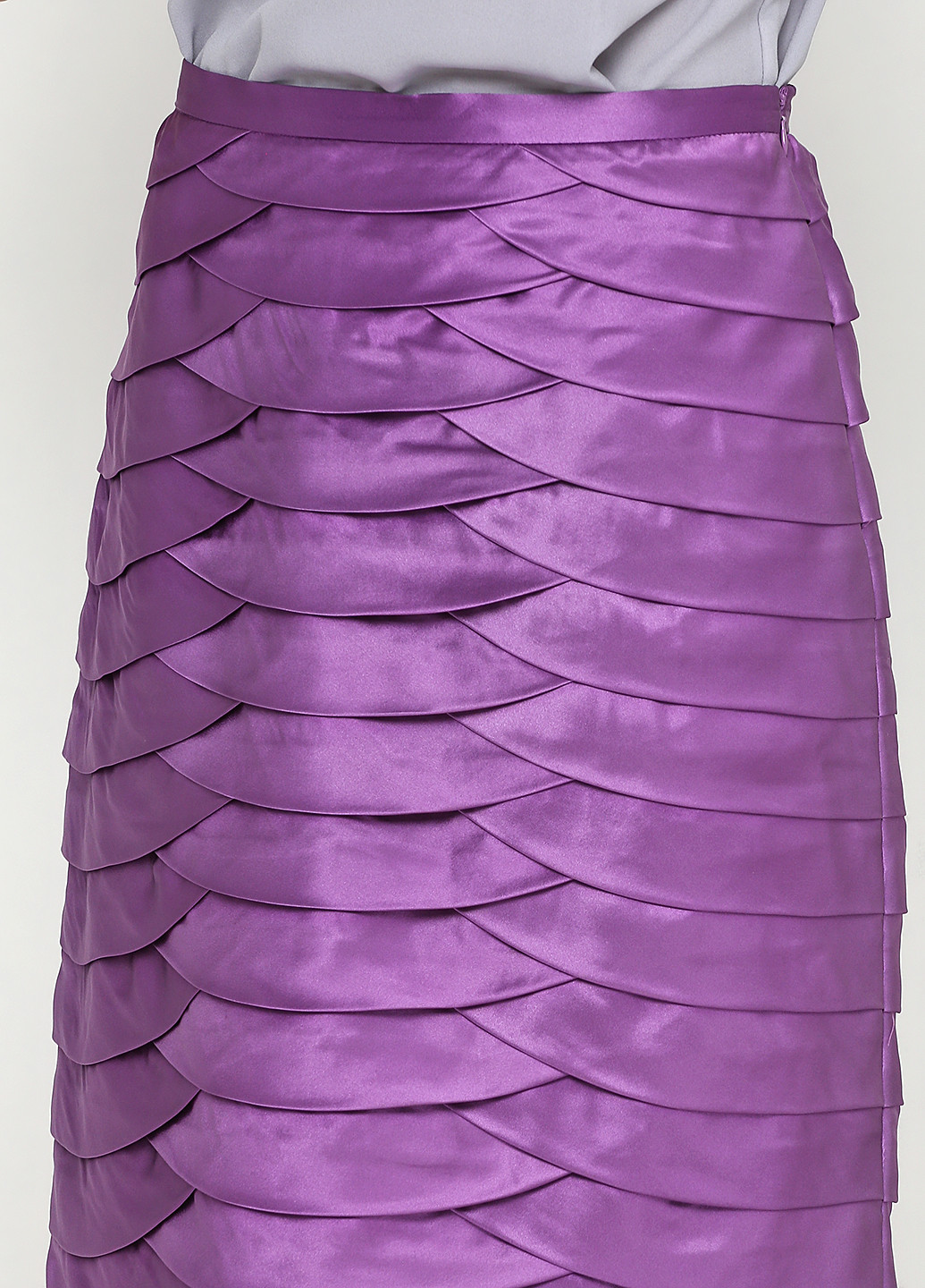 Фиолетовая кэжуал фактурная юбка Luisa Spagnoli