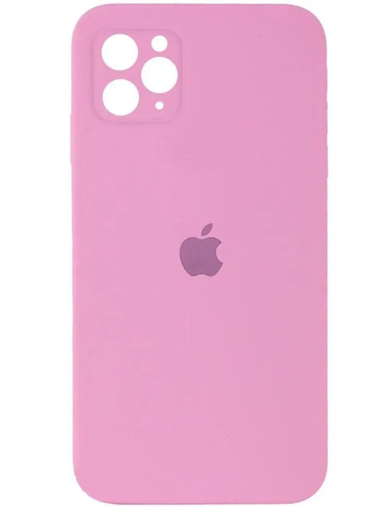Силиконовый Чехол Накладка с Квадратными Бортиками Silicone Case для iPhone 11 Pro Pink No Brand (254255677)