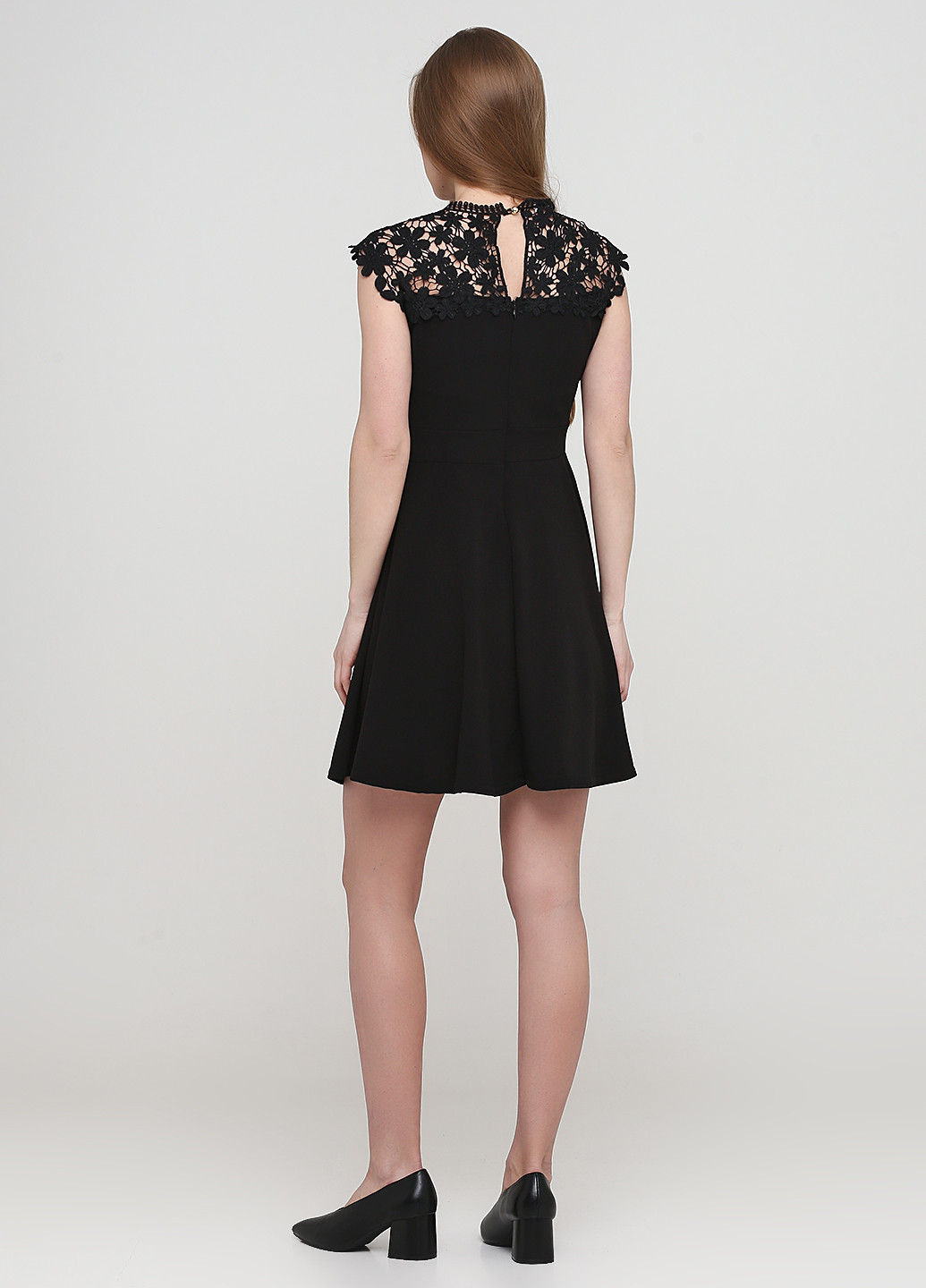 Чорна кежуал плаття, сукня кльош UNIQ Paris однотонна